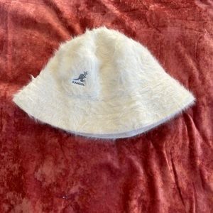 Never worn white Kangoo Hat size large